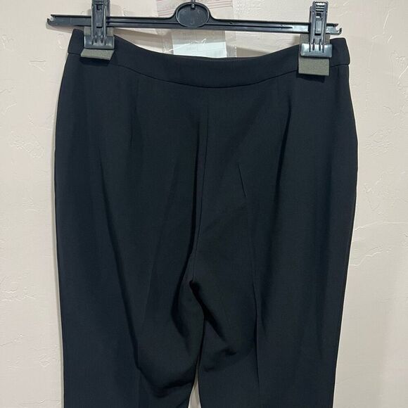 New Chanel Capri 7/8 Microfiber Pants Tissus Microf Pure Noir Black size 42 - Picture 10 of 11